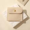 Bolsa de Joyería de Super Fibra Cepillada Bolsa de Viaje Portátil para Joyería Bolsa de Almacenamiento de Joyería de Terciopelo de Alta Gama