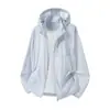 Chaqueta de Hilo de Nylon Personalizado Estilo Nuevo Sensación Fresca de Seda de Hielo Ropa de Protección Solar para Mujer Verano Transpirable Ropa de Protección Solar Anti-UV para Hombre