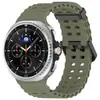 Qingfeng es Adecuado para Correas de Reloj Samsung Watch8/9 Marine y Correas de Reloj de Silicona Hebilla Doble Fila Watch8 Classic