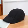 Gorra de Boina Plana Delgada Estilo Coreano para Mujer Otoño Retro Gorra Plana Visera Corta Boina Gorra Pato Gorra Ajustable Dropshipping