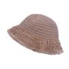 Sombrero tejido de piel de visón para mujer, invierno cálido, protección para las orejas, coreano casual, combina con todo, otoño e invierno, sombrero de piel de visón a la moda