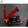Equipamento Pequeno para Triturar Galhos de Jardim Triturador Móvel de Galhos para Lenha Triturador de Palha e Ervas Daninhas