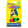 Cola escolar (colorida) Estojo C/04 Cores 23G (S)