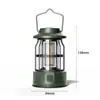 Linterna de Camping Retro Recargable Luz de Ambiente para Tienda de Campaña Iluminación Exterior Luz Colgante para Campamento Luz Cob para Campamento