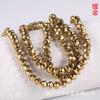 Venta al por mayor de fábrica 4-10 mm cuentas de cristal cuentas planas personalizadas cuentas de rueda DIY cortina de puerta cortina pulsera accesorios de joyería