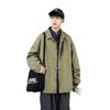 Chamarra Coach para Hombre Primavera Casual Combinable Otoño Color Sólido Talla Grande para Gorditos Traje de Béisbol Top Coreano para Hombre