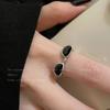 Gafas de Sol Divertidas Anillo Abierto para Mujer Diseño Único de Nicho Gafas Anillo para el Dedo Tendencia Genial Lujo Ligero Sensación de Alta Calidad Anillo para Hombres