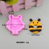 Molde para Hornear Pastel Abeja Colmena Azúcar Volteado Molde de Silicona Escarabajo Chocolate Adornos para Postre Herramienta de Molienda Goteo de Gel