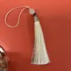 Flor de Mano de Buda con Borla Exquisitas Perlas Nudo Chino Colgante Broche Hanfu Borla de Hanfu Bolsita de Borlas Funda de Teléfono con Borla