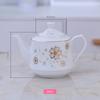 Bule de Água Fria de Cerâmica, Bule de Porcelana Grande Capacidade para Uso Doméstico Estilo Antigo, Estilo Chinês Resistente ao Calor, Disponível em Vários Tamanhos com Filtro