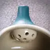 Bule de Chá de Cerâmica Panela de Barro Preto Panela de Pedra Bule Pequeno Panela Individual Filtro de Cerâmica Doméstico Quebra-Chá Bule para Preparo de Chá Chinês