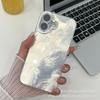 Patrón de papel de hojalata para funda de teléfono Apple 16 Promax, película de lente plisada con brillo para Apple 15, cubierta protectora avanzada de 14 pulgadas