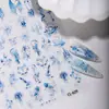 Cyansea Cruzamento Sonhador Tendência Laser Fantasia Arte de Unha Asas de Aurora Borboleta Diário Adesivos Transparentes para Unha
