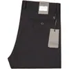 21 pantalones casuales de negocios rectos ajustados para hombre, gruesos, suaves, de fibra de poliéster microelástica, sin planchado, para otoño e invierno