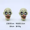 Cabeza de Payaso Fluorescente de Terror Halloween Transfronteriza Cabezas de Fantasma de Plástico Accesorios de Decoración para Montaje de Fiesta de Bromas Divertidas