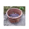 Fogareiro de carvão de alta temperatura para fondue, grelha de churrasco, grelha de azulejo, panela de barro, base para fondue, fogareiro de barro, (é um termo para um fogareiro usado para cozinhar ao redor, muitas vezes para fondue ou chá) fogareiro para fazer chá