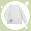 Sudadera de cuello redondo para niños con forro polar y logo personalizado, Sudadera de forro polar 'Silver Fox' para niños de 420 g, Sudadera de cuello redondo para niños