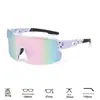 Gafas de Ciclismo, Gafas de Sol Coloridas para Deportes al Aire Libre, Modelos Populares Transfronterizos en Europa y América, Película Verdadera Viento de Carretera Protección UV Gafas de Sol para Montañismo