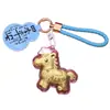 Chaveiro de Cavalo 999 Ouro Puro, Pingente de Bolsa, Cordão para Celular, Presente Festivo, Atacado