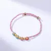 Pulseras de Cuerda Coloridas del Festival del Bote del Dragón, Colgantes Iridiscentes de Dibujos Animados de Tamales de Arroz, Pulseras Ajustables Trenzadas Brillantes y Joyería