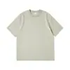 Camiseta masculina estampada de algodão puro 240g, corte solto, estampa digital personalizada, marca da moda, gola redonda, manga curta, moda unissex de verão