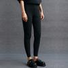 Pantalones Cálidos Ajustados Nuevos Color Sólido Casual Raya Vertical Engrosados Cachemir Versátiles para Mujer Otoño e Invierno Resistentes al Frío Leggings