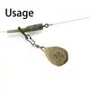 Accesorios de pesca de carpa transfronterizos europeos, colgante de plomo giratorio, accesorios de pesca anti-fondo, caña de lanzamiento, caña de mar, suministros de pesca, pesca con cuentas al por mayor