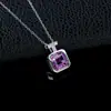 Plata de Ley S925 Zafiro Rosa Cultivado Paraíba Frasco de Perfume Viaje Diario Lujo Ligero Moda Sensación de Alta Gama