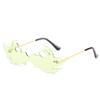 Gafas de Sol Modernas y Originales para Mujer, Populares en Redes Sociales, con Lentes de Una Sola Pieza, Gafas de Sol Coloridas y de Moda para Fiestas