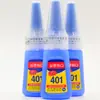 Lote Antigo Coreano 401 Cola Etiqueta Amarela Joias para Nail Art Cola para Couro Colagem de Metal Borracha Baixo Branco