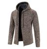 Abrigo casual de terciopelo para hombre otoño e invierno 2022, suéter con capucha de manga larga, cárdigan cálido coreano grueso para hombre, moderno