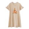 Pijama Modal para Niñas Verano Delgado Seda de Coco Traje de Manga Corta Ropa para Aire Acondicionado Ropa para el Hogar para Niños Categoría a Niñas