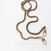 Fabricante de Guangzhou Accesorios para Bolsos de Cadena de 6 mm Patrón de Diamante Bolso Hombro Único Hardware Cadena de Caja de 6m Cadena de Hierro con Puerta