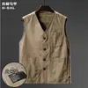 Colete masculino regular, novo estilo, para todas as estações, fino, com gola alta, para atividades ao ar livre, secagem rápida, multiuso.