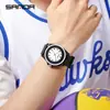 Reloj de Examen Sanda Estudiante de Secundaria Lectura del Tiempo Reloj Dopamina Esfera Grande Simple Resistente al Agua Reloj de Cuarzo Masculino