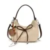 Outono/Inverno 2026 Novo Design Bolsa de Mão/Transversal com Laço Bolsa Melade Tendência Versátil Fashionável Feminina