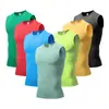 Chaleco de Compresión para Entrenamiento de Baloncesto para Hombres, Chaleco de Fitness Amazon, Chaleco de Compresión de Capa Base de Atletismo de Secado Rápido de Alta Elasticidad para Correr