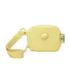 Bolsa quadrada pequena de nylon com múltiplos bolsos, bolsa de pulso feminina versátil e simples, bolsa de mão portátil e moderna para guardar moedas
