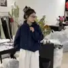 25 Ropa con Capucha para Protección Solar de Primavera y Verano Chaqueta de Aspecto Adelgazante Holgada Chaqueta Chaqueta Versátil Casual para Mujer Top Estilo Ropa de Trabajo