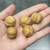 Accesorio Artesanal de Carbón de Fruta Marfil Natural, Pulsera Hecha a Mano DIY de Osito Tostado, Joyería de Moda