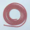 Cuerda protectora para cable de datos cubierta protectora 1,4 m cable de datos tricolor Enrollador cuerda enrolladora protectora para cable de auriculares anti-rotura
