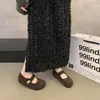 Sapatos Peludos Retro de Camurça com Elevação Interna, Sapatos Femininos Estilo Birkenstock, Nova Coleção Outono/Inverno 2026, Sapatilhas Mary Jane Versáteis e Forradas com Lã