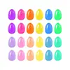 Huevo de Pascua transfronterizo relleno de plástico, cáscara de huevo abierta, huevo retorcido de 6 cm, disponible en fábrica.