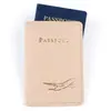 Bolsa para pasaporte de cuero PU con explosivo transfronterizo en stock, multifunción, puede poner tarjeta bancaria, bolsa para identificación, funda de cuero, portapasaporte portátil