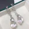 Zhuji Pérola Atacado Brincos de Pérola de Água Doce Naturais Irregulares Cauda de Peixe Personalidade Barroca Estrela do Mar Brinco de Pérola Feminino