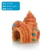 Casa de Ocultación para Peces y Camarones de Acuario Transfronteriza, Casa de Hongo Caracola, Adorno de Paisajismo para Tanque de Peces, Decoración de Resina