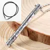 Plata Pura S990 Ruyi Aro Dorado Rey Mono Sun Wukong Cadena para Suéter Colgante Plata Tailandesa Retro Colgante para Hombres y Mujeres