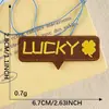 En Stock Nuevo Etiqueta Bordada Transfronteriza Divertido Dibujo Animado Inglés Parche de Galleta En Stock Parche Bordado Accesorios Parche de Tela DIY