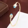 Pulseira Exquisita com Design de Baquetas da Moda Tendência Marca de Nicho Estilo Doce Cool Pulseira Aberta Joia Versátil para o Dia a Dia