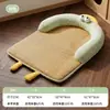 Esteras para Cama de Mascotas de Primavera y Verano, Esteras para Gatos y Perros, Esteras Refrigerantes, Esteras de Ratán Frescas y Cómodas, Cojines de Dibujos Animados, Esteras Portátiles de Hielo